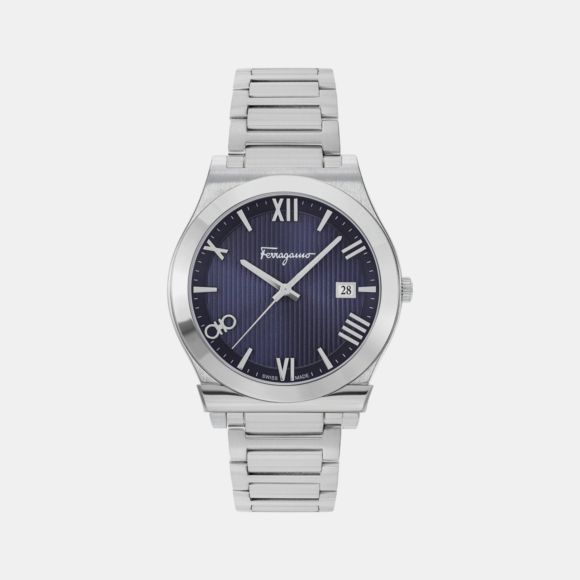 Ferragamo Round Blue Analog watch