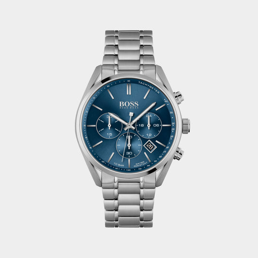 Champion Male Blue Chronograph Stainless Steel Watch 1513818