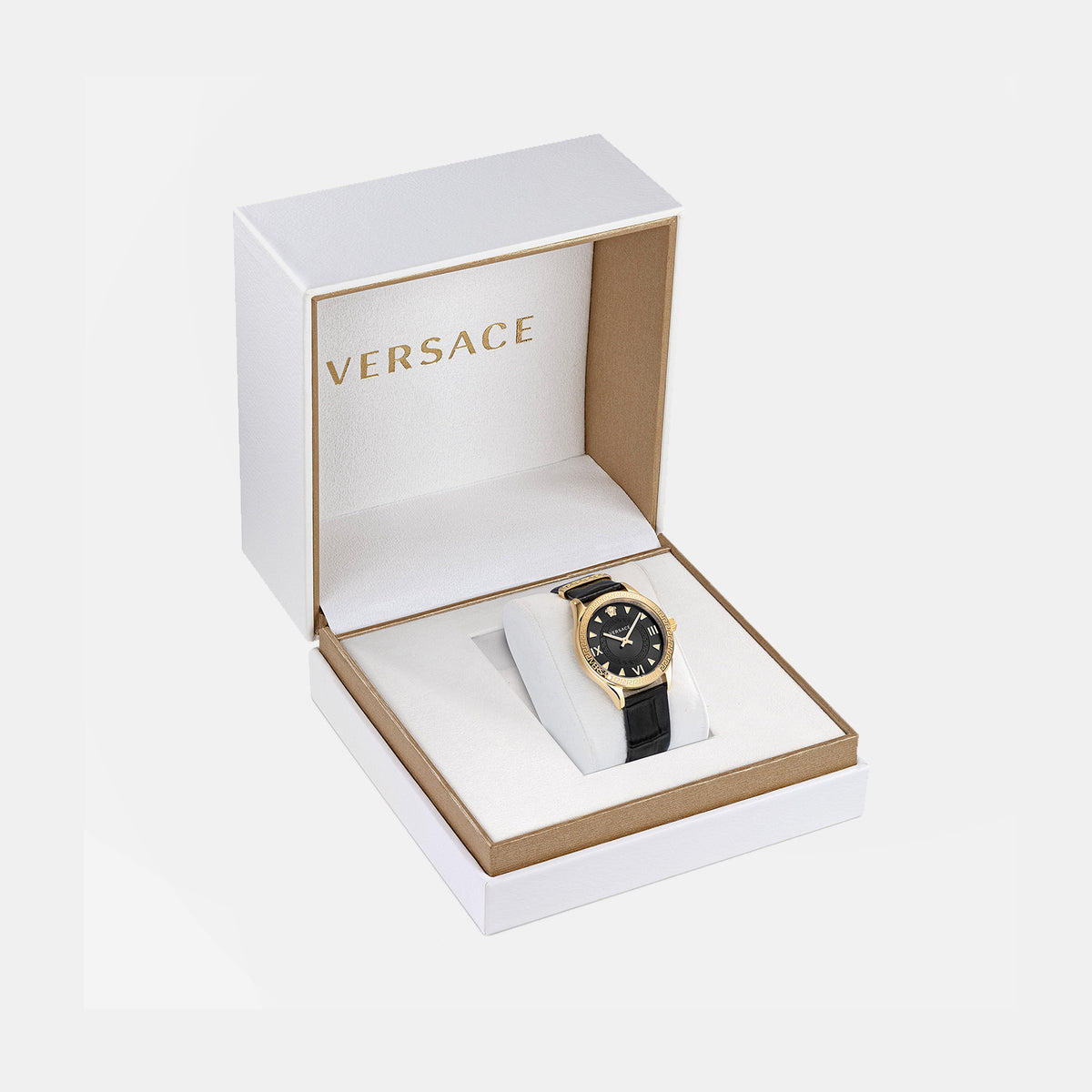 Versace Stainless Steel Round watch