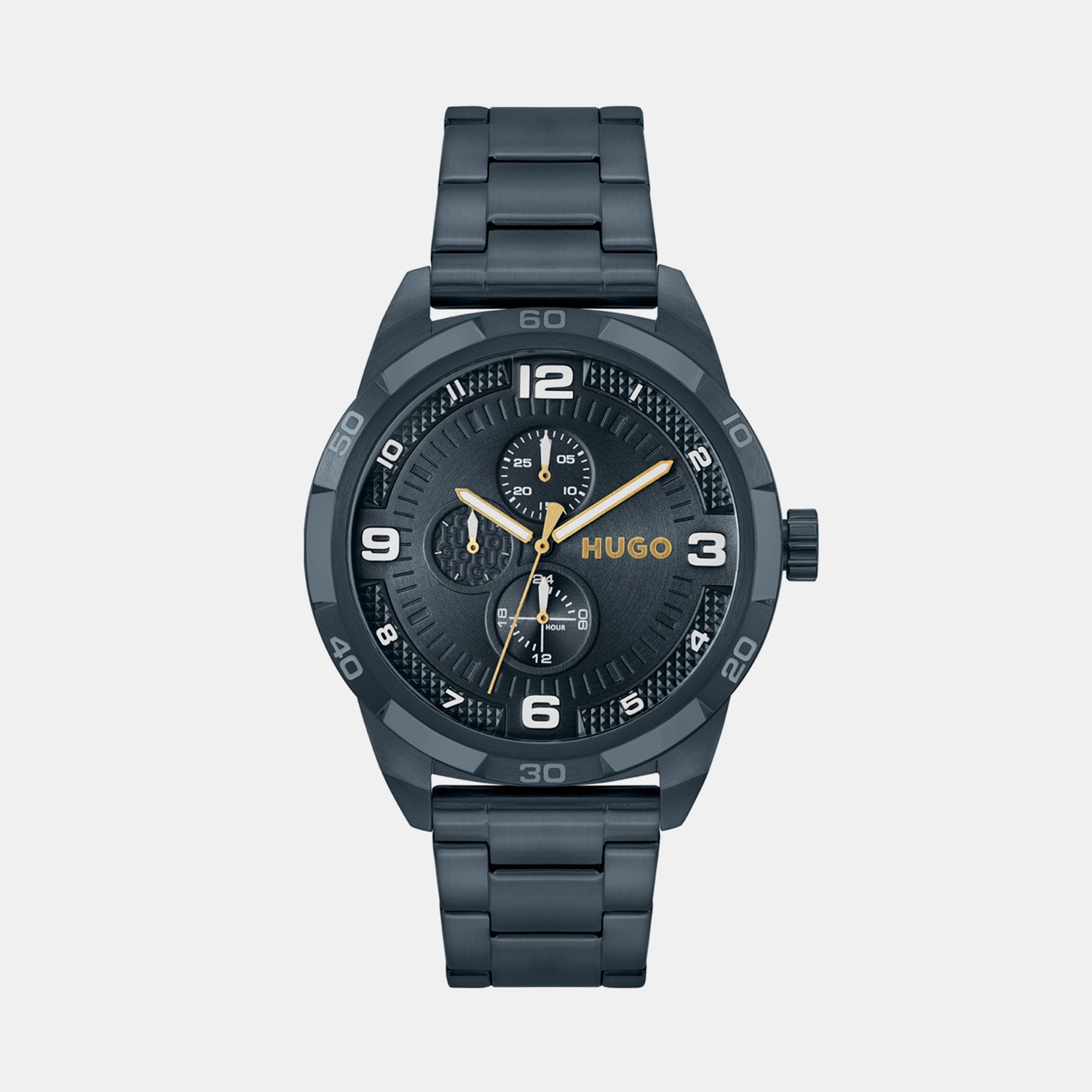 Boss Round Blue Analog watch
