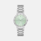 Boss Round Green Analog watch