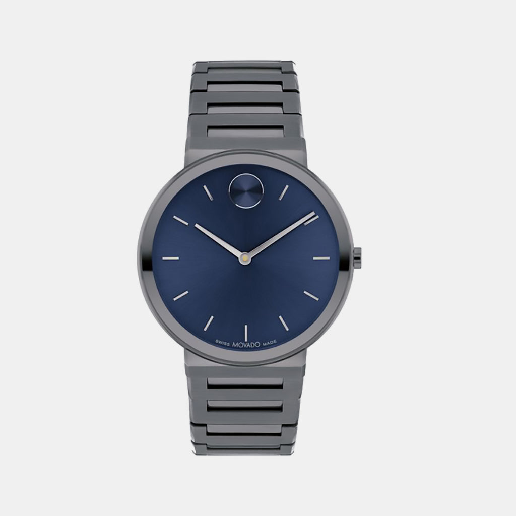 Movado Round Blue Analog watch