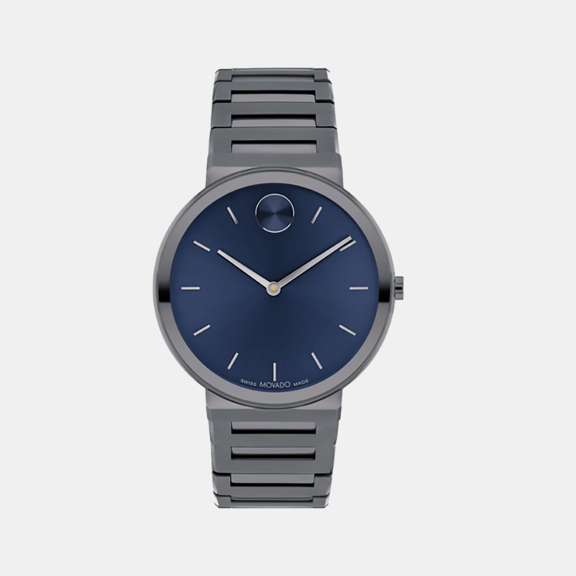 Movado Round Blue Analog watch
