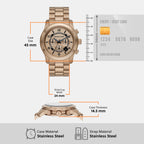 Michael Kors 45 mm Gold Quartz watch