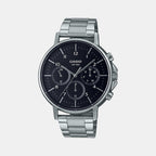 Casio Round Black Chronograph watch