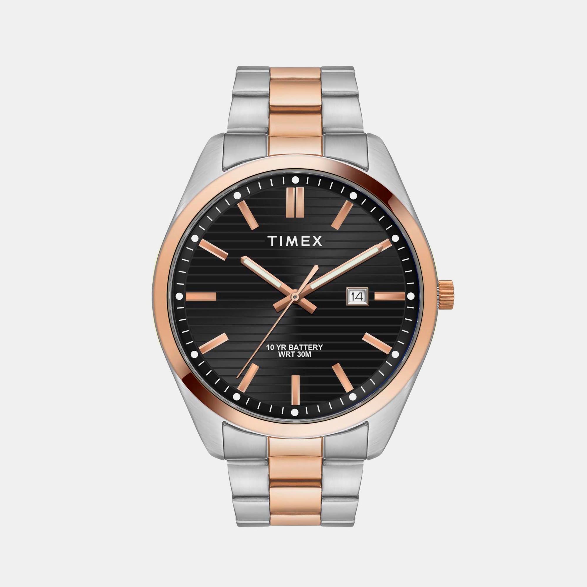 Timex Round Black Analog watch