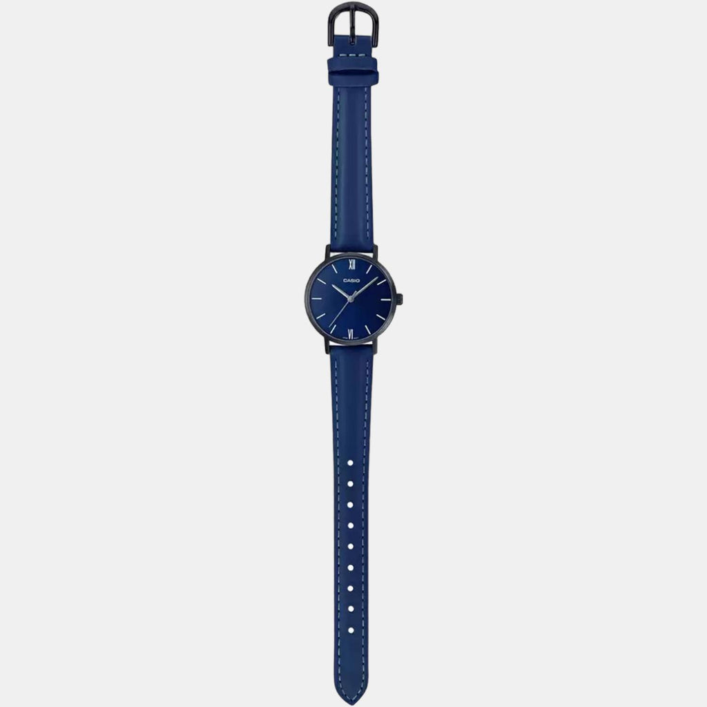 Casio Leather Blue watch