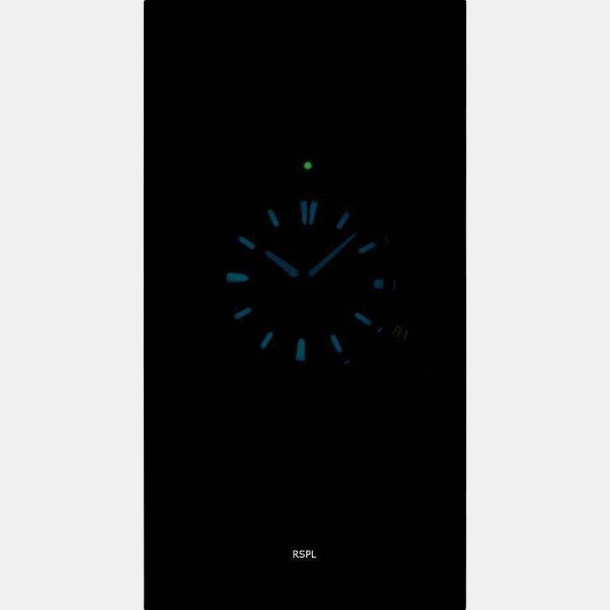 Men Eco-Drive Black Dial Analog Silicone Watch BN0193-17E