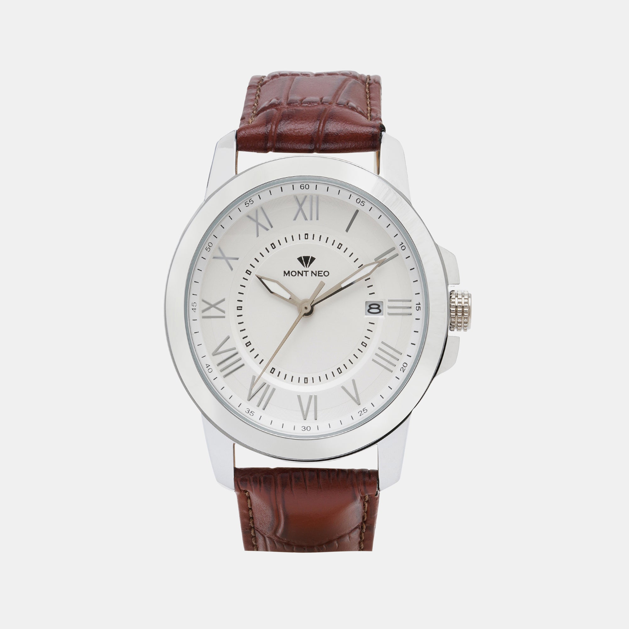 Mont Neo Round Silver Analog watch