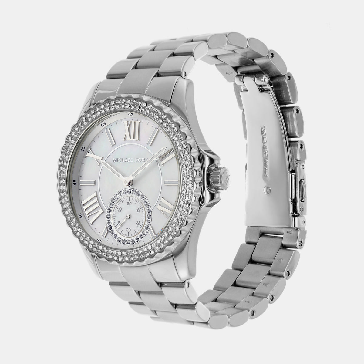 Michael Kors Women Round Silver watch