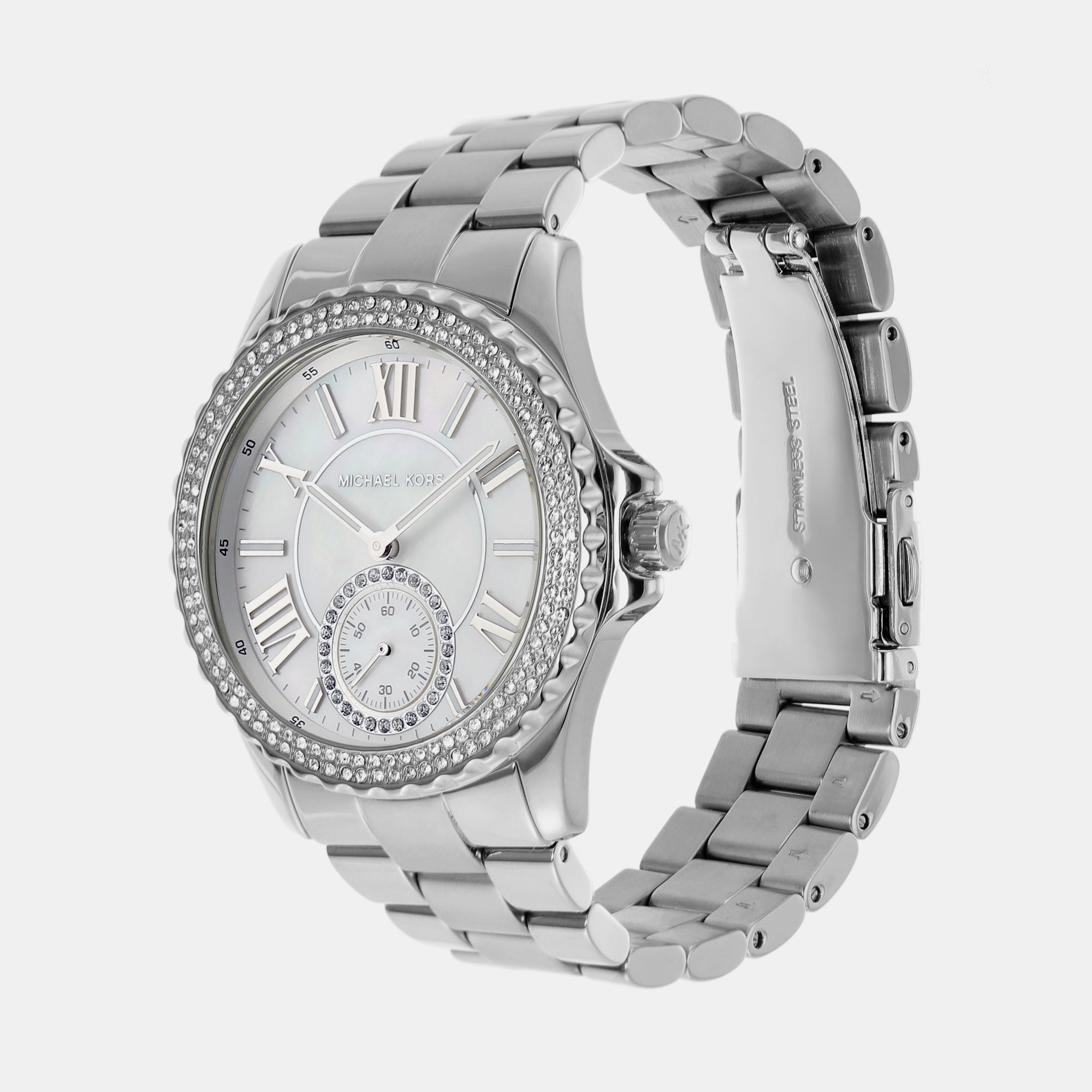 Michael Kors Women Round Silver watch
