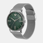 Emporio Armani Men Round Green watch