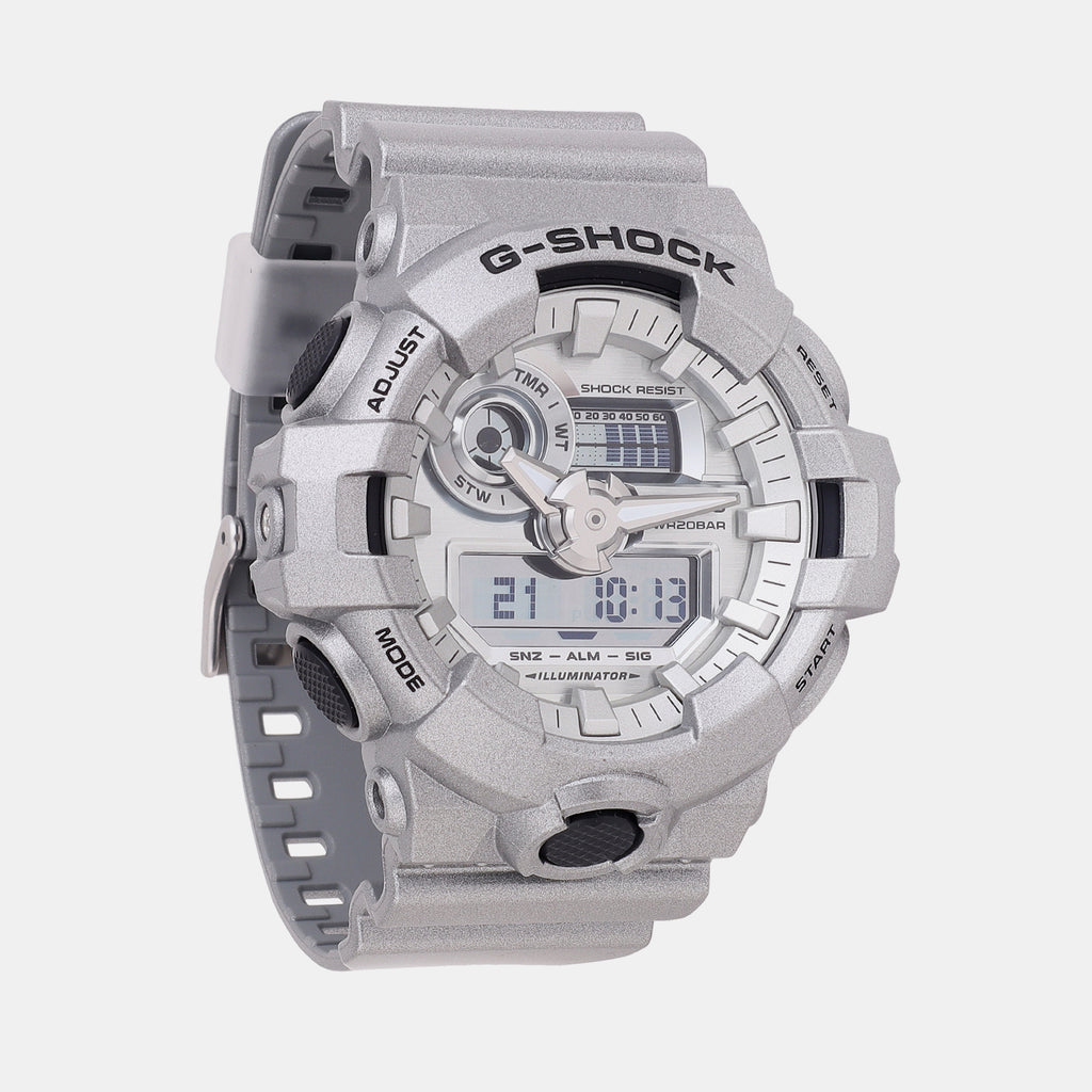 Casio Men Round Grey watch