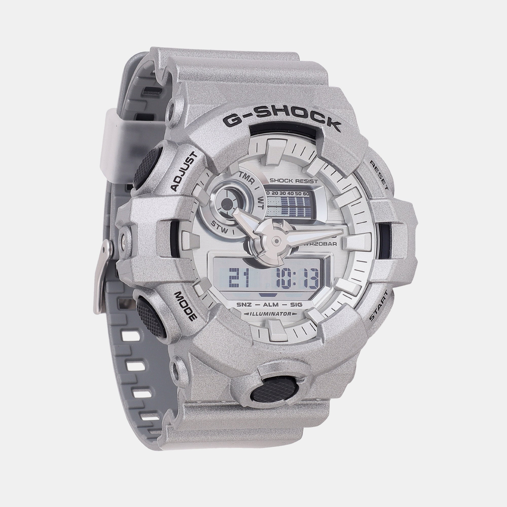 Casio Men Round Grey watch