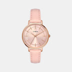 Female Analog Leather Watch TWEL15801