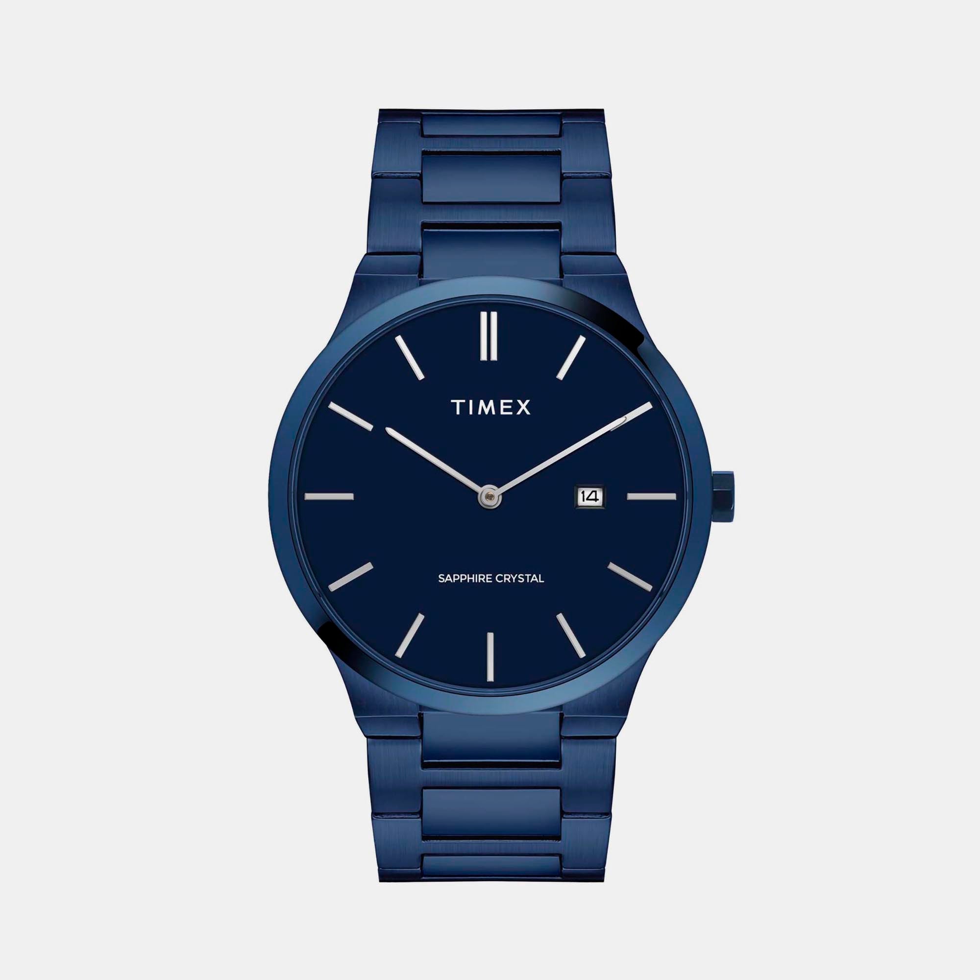 Timex Round Blue Analog watch