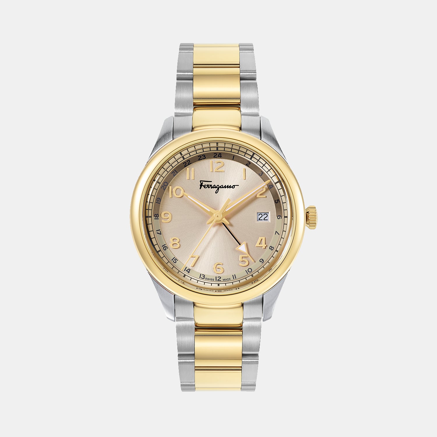 Ferragamo Round Pink Analog watch