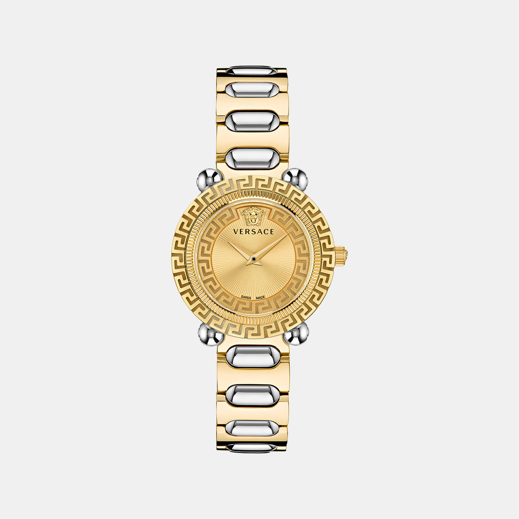 Versace Round Gold Analog watch
