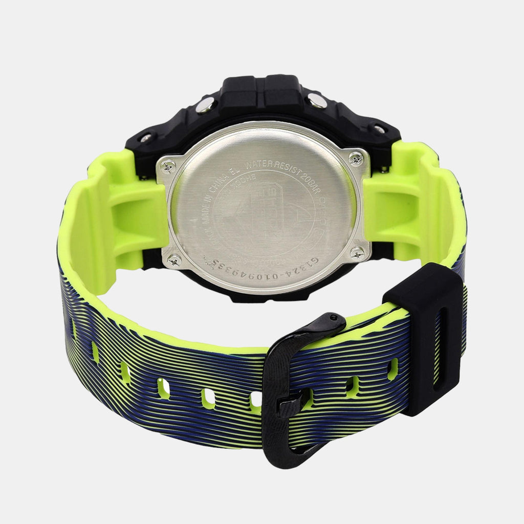 G-Shock Unisex Quartz Two Tone Dial Digital Resin Watch G1324