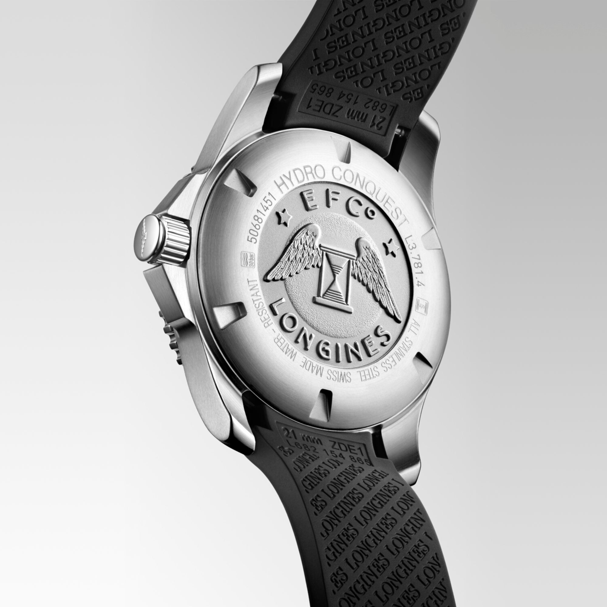 Longines 41 mm Black Automatic watch