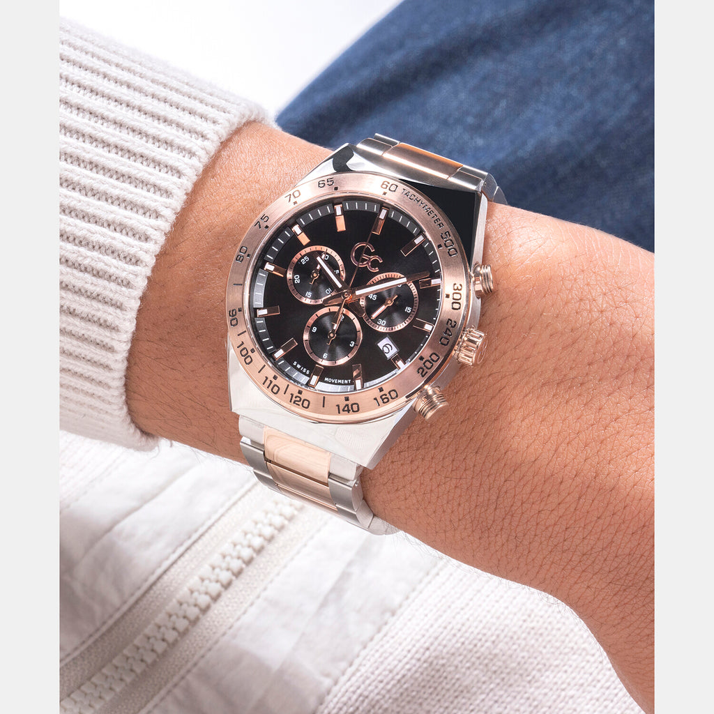 GC Round Quartz Chronograph Men watch