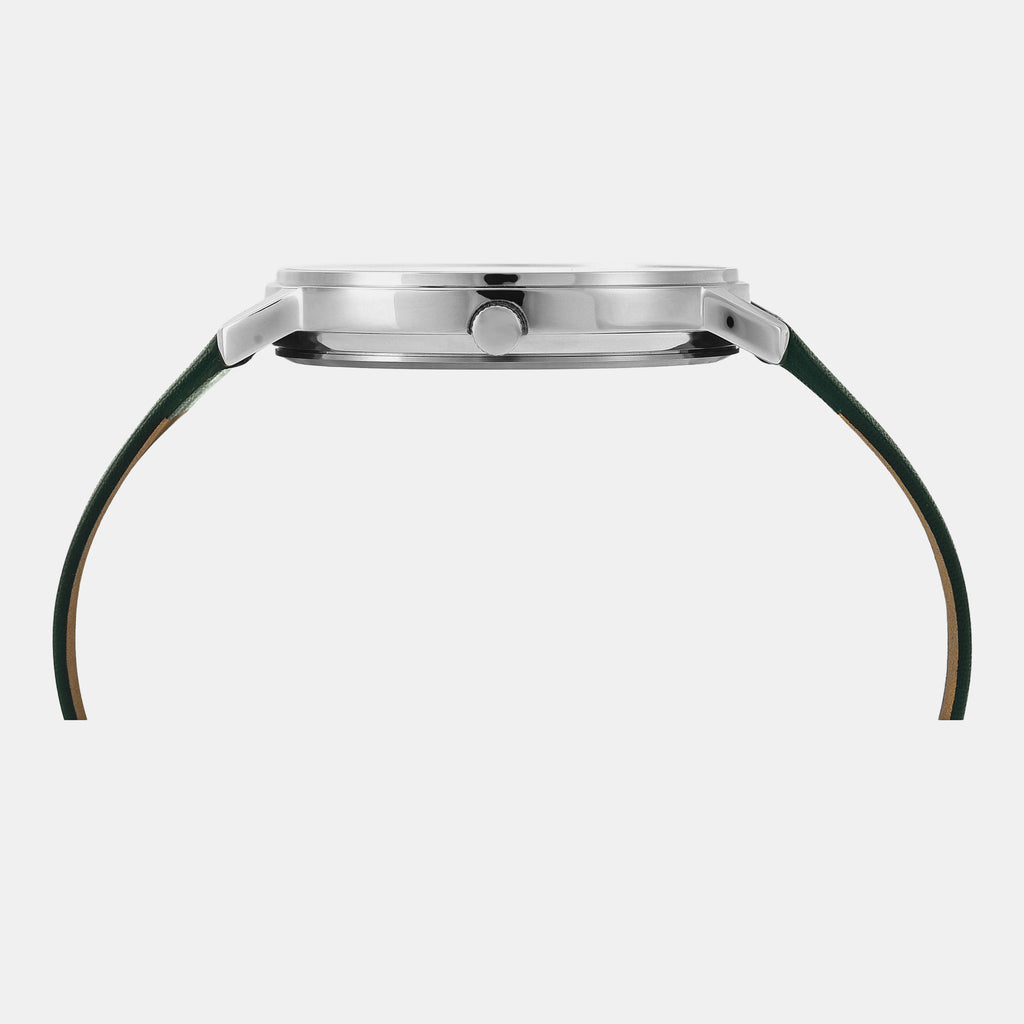 Timex Men Round Silver watch