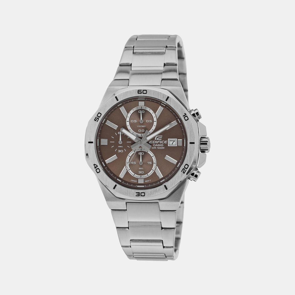 Casio Octagon Brown Chronograph watch