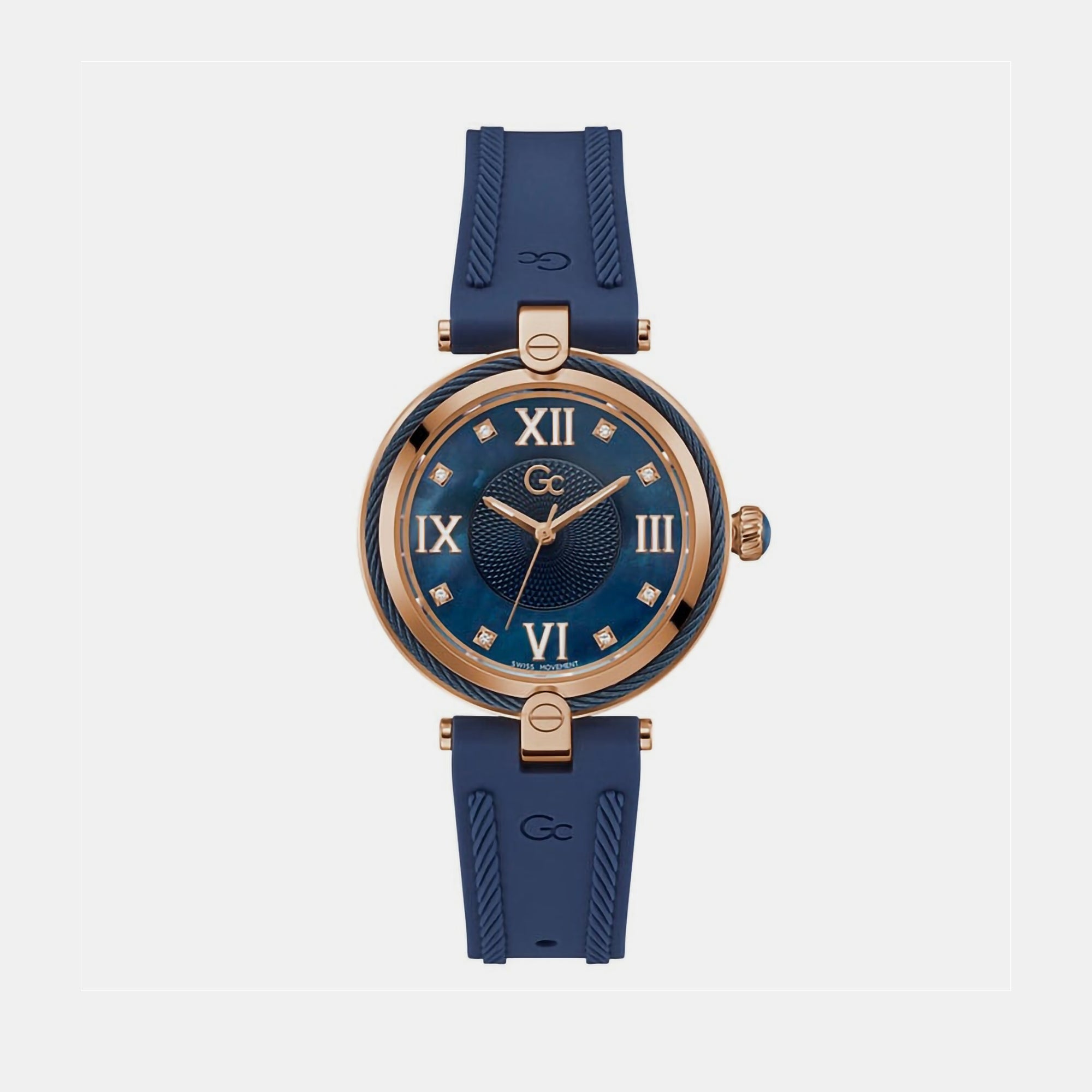 GC Round Mother Of Pearl Analog watch