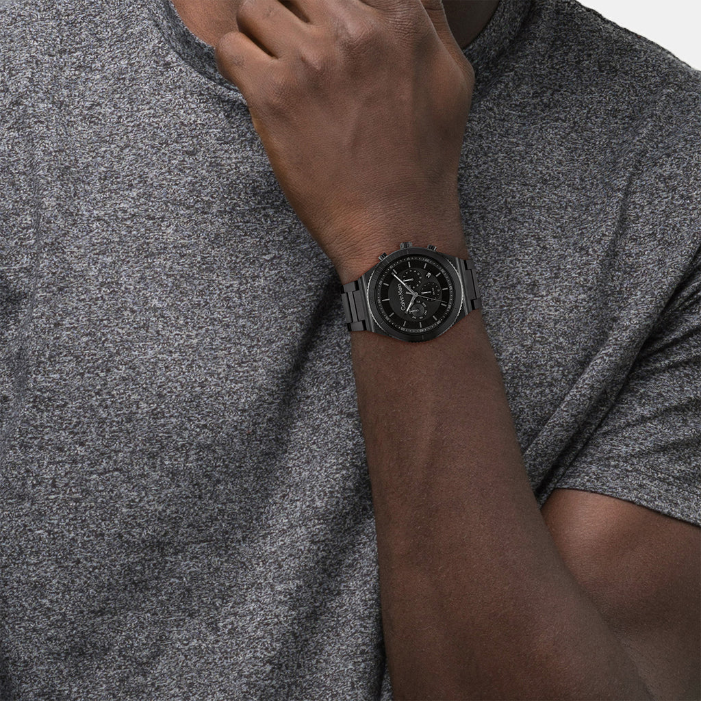 Calvin Klein Stainless Steel Tonneau watch
