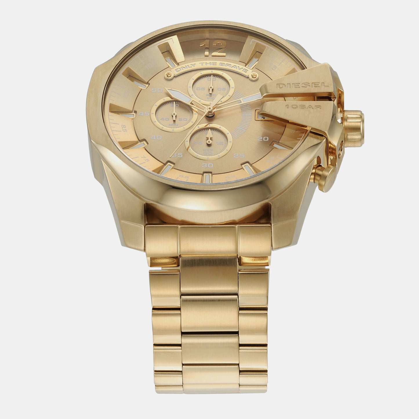 Male Gold Chronograph Stainless Steel Watch DZ4360