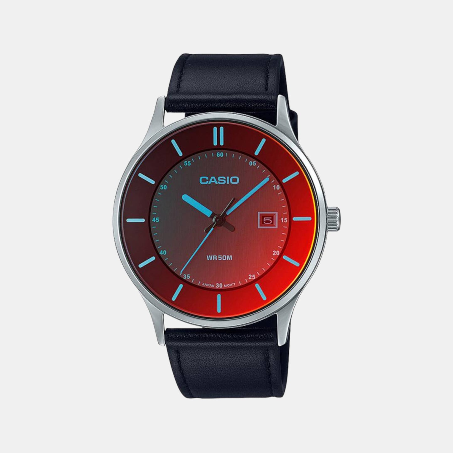 Male Analog Leather Watch A2112