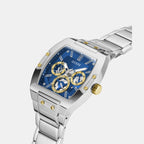 Guess Men Rectangular Blue watch