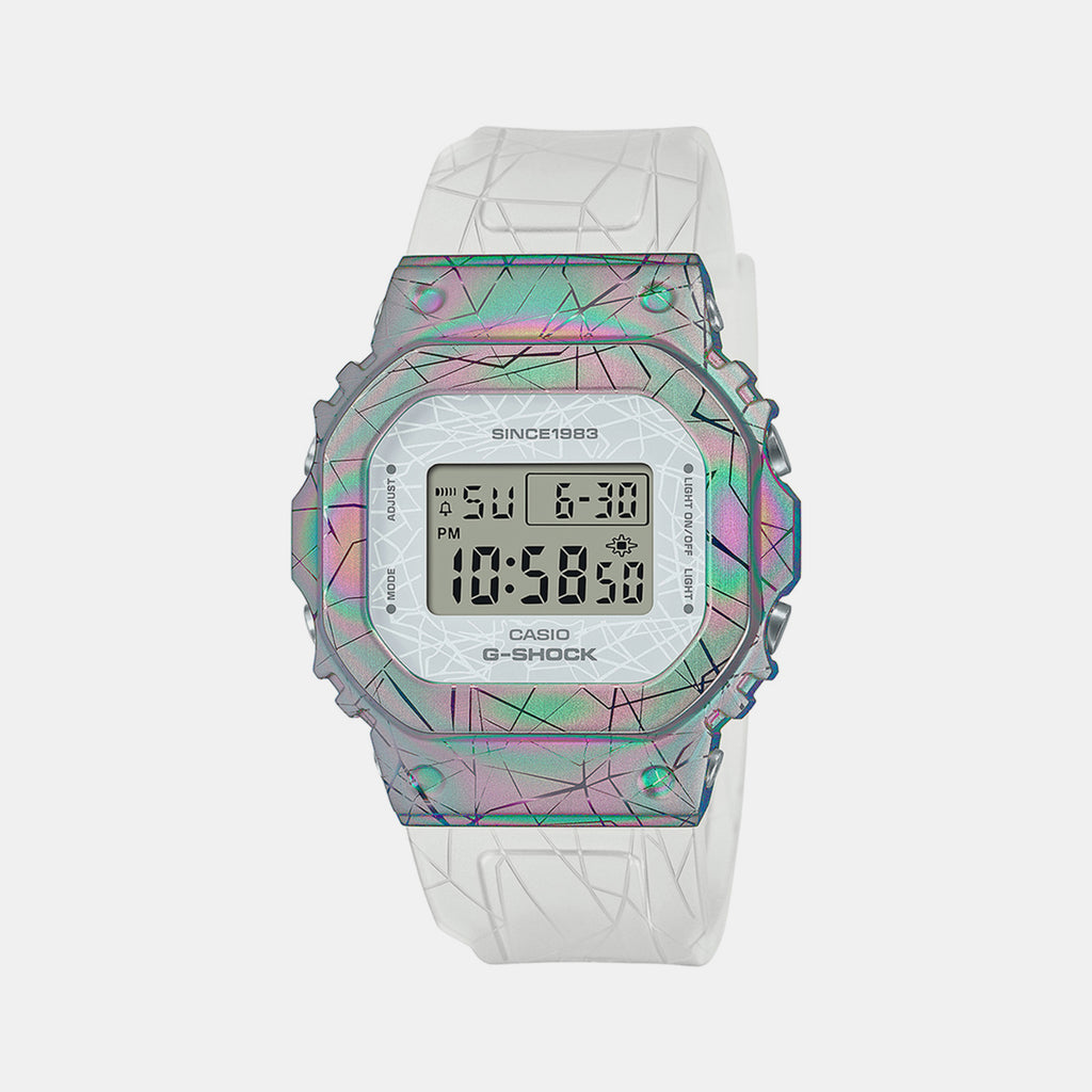 Casio Rectangular White Digital watch