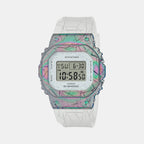 Casio Rectangular White Digital watch