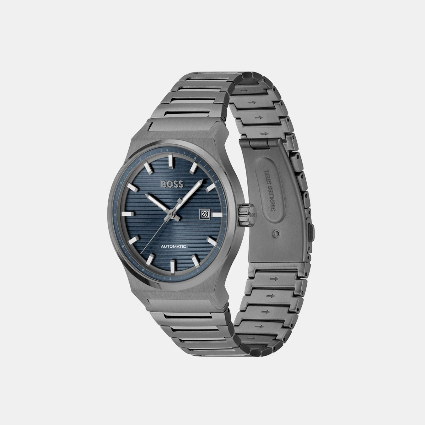 Candor Auto Men's Blue Analog Stainless Steel Watch 1514119