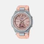Casio Round Pink Analog-Digital watch