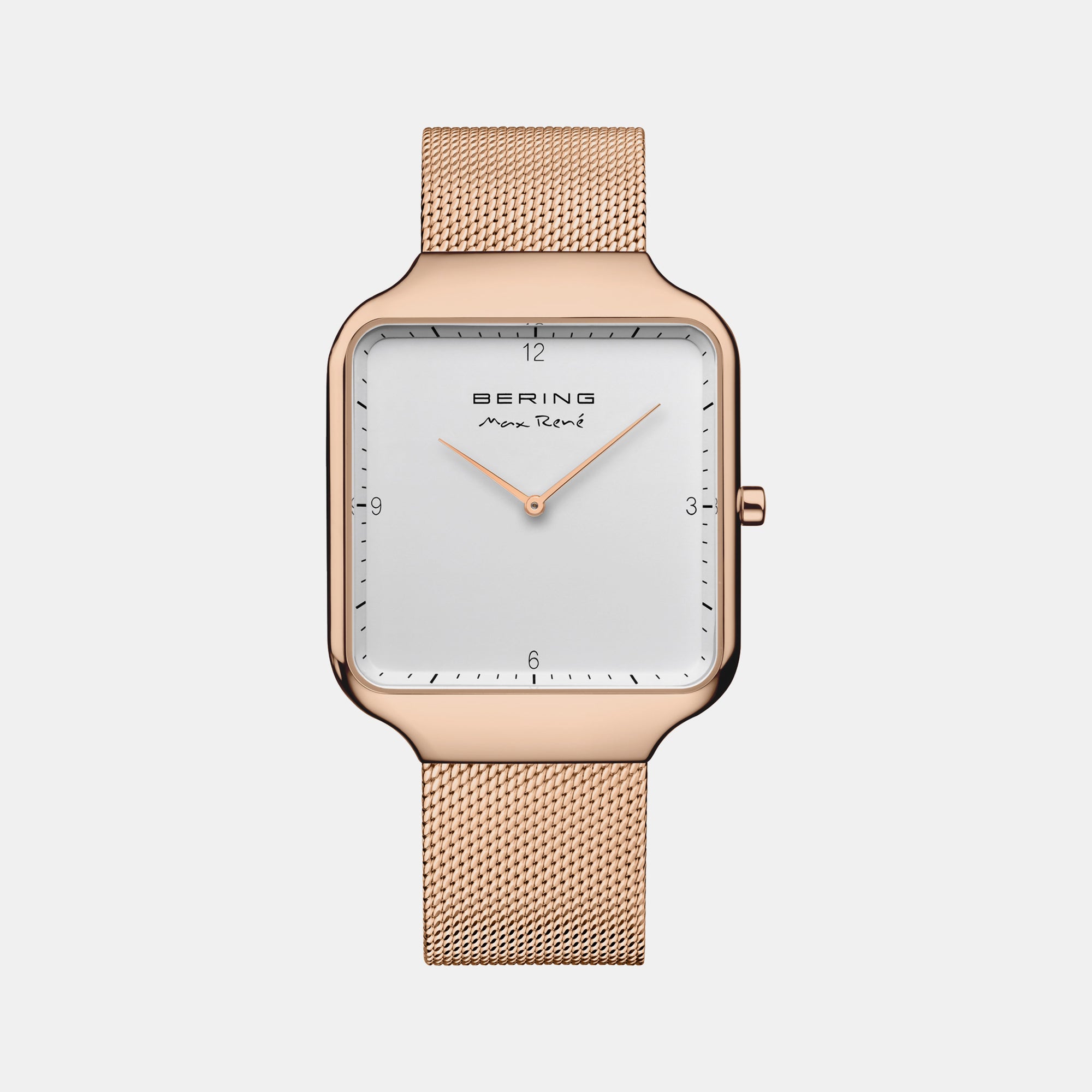 Bering Square White Analog watch