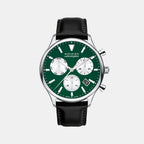 Movado Round Green Chronograph watch