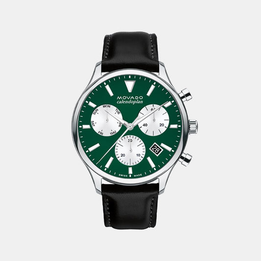 Heritage Series Male Green Chronograph Stainless Steel Watch 3650149