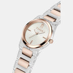 Women Quartz Silver Dial Analog Stainless Steel Watch WW00028004L3