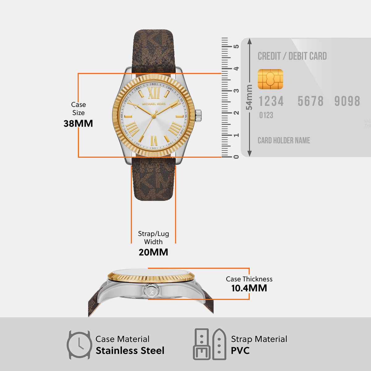 Michael Kors 30 mm Brown Quartz watch