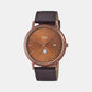 Casio Round Brown Analog watch