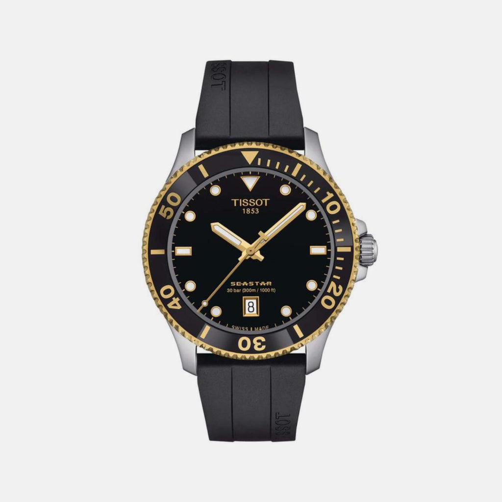 Tissot Round Black Analog watch