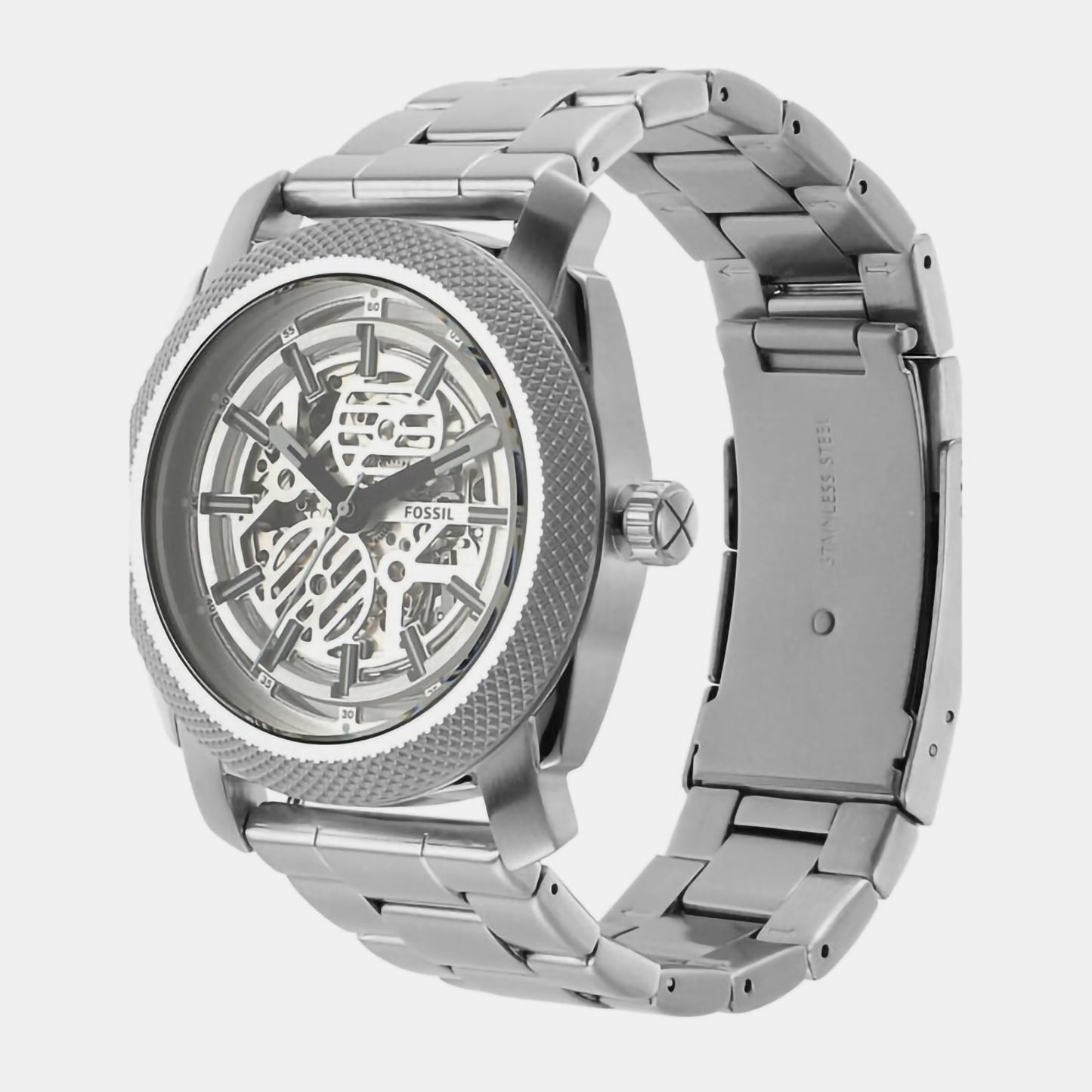 Male Automatic Silver Analog Stainless Steel Watch ME3252