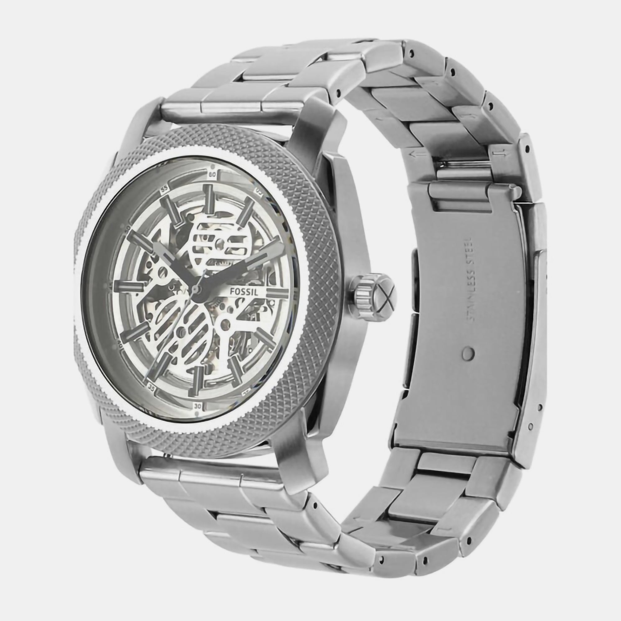 Fossil 45 mm Silver Automatic watch