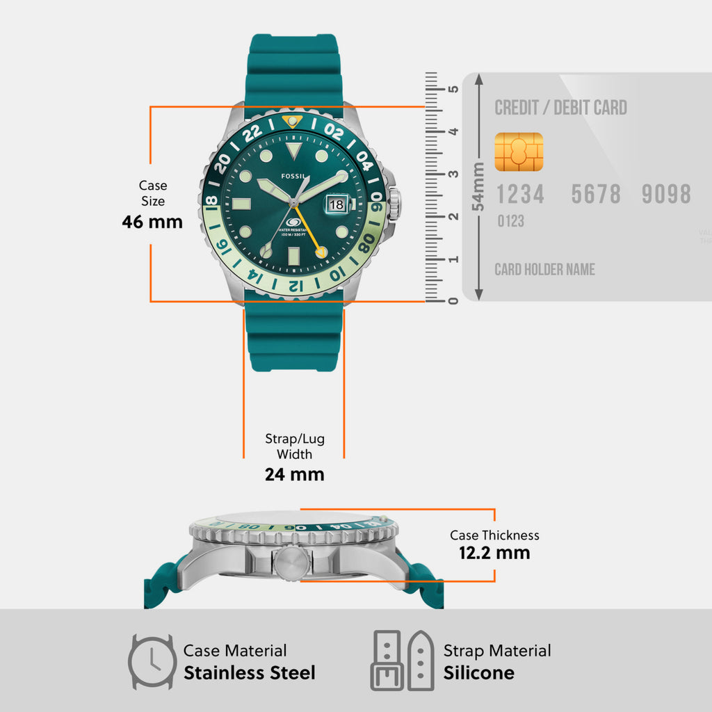 Fossil Stainless Steel Round watch