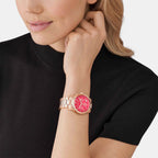 Michael Kors Women Round Pink watch