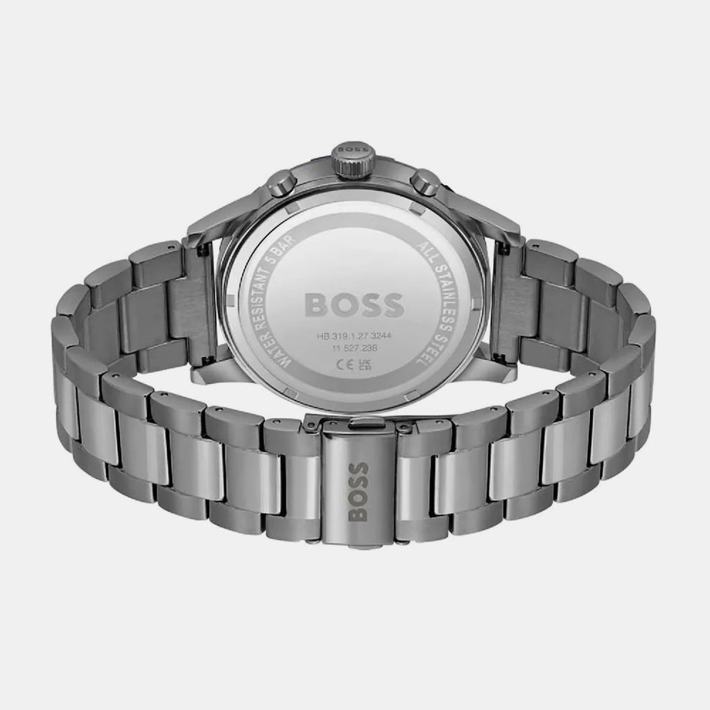 Boss Men Round Green watch