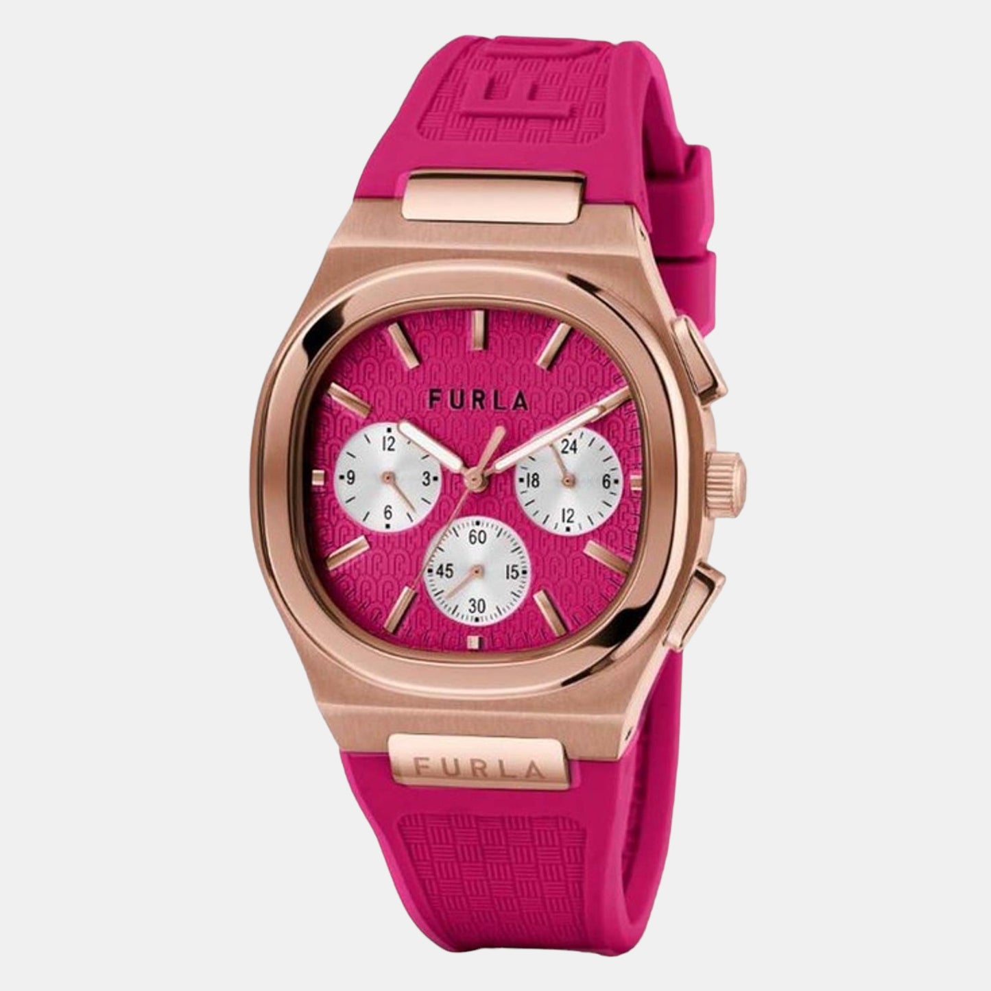 Women Silicone Chronograph Watch WW00036008L3