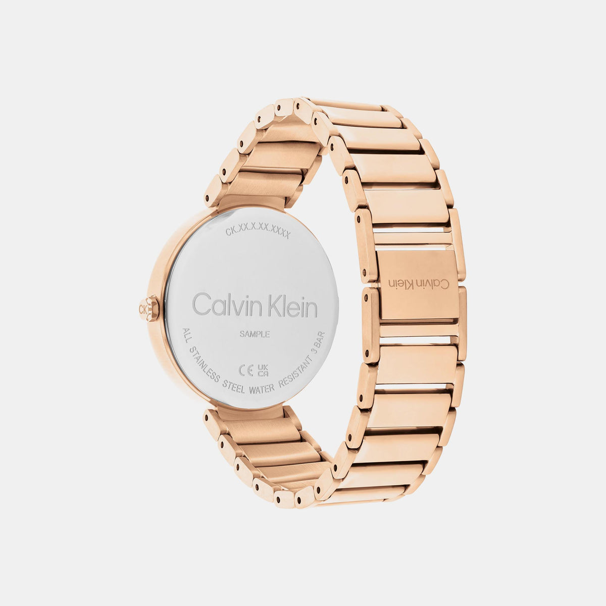 Calvin Klein Women Round Rose Gold watch